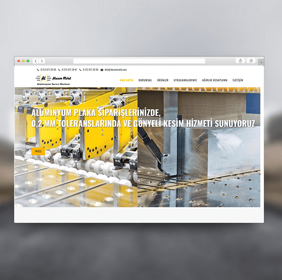 Alusem Metal Web Sitesi